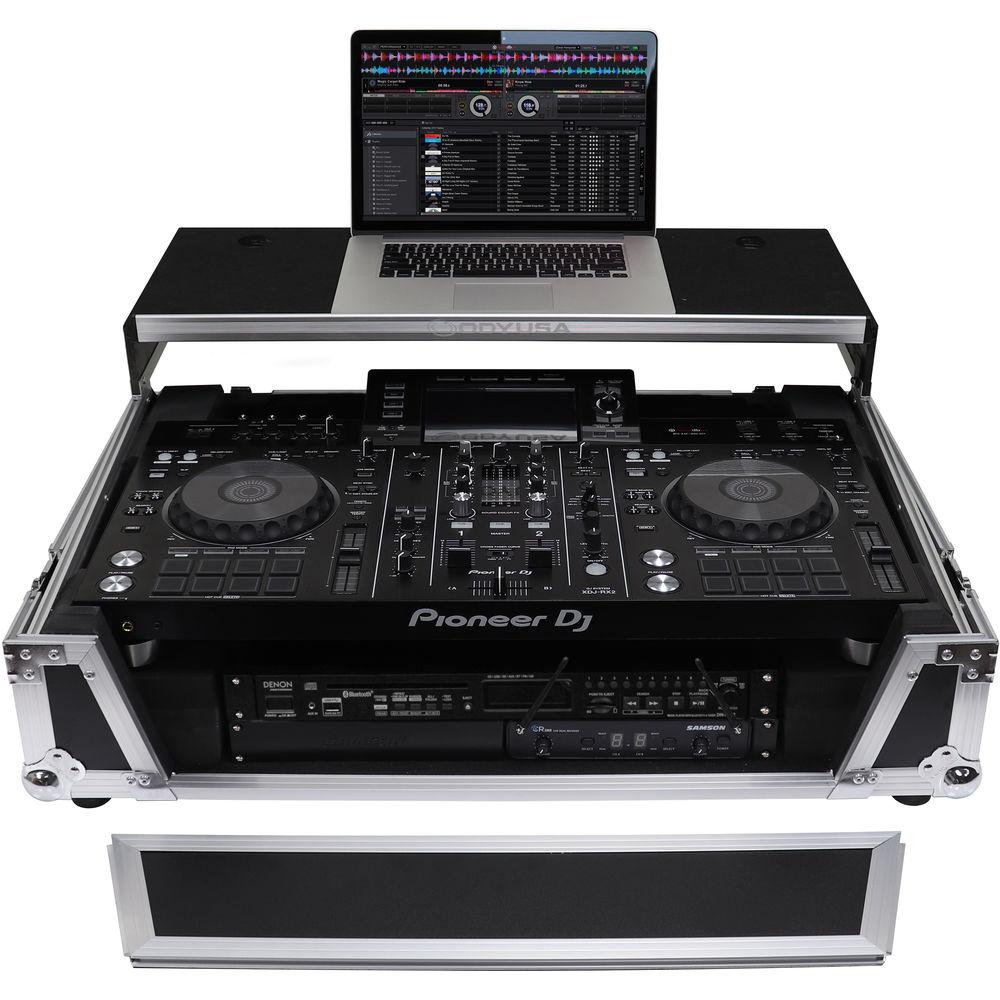 Odyssey Innovative Designs Flight Zone Glide Style Series Case for Pioneer XDJ-RX XDJ-RX2 DJ Controller