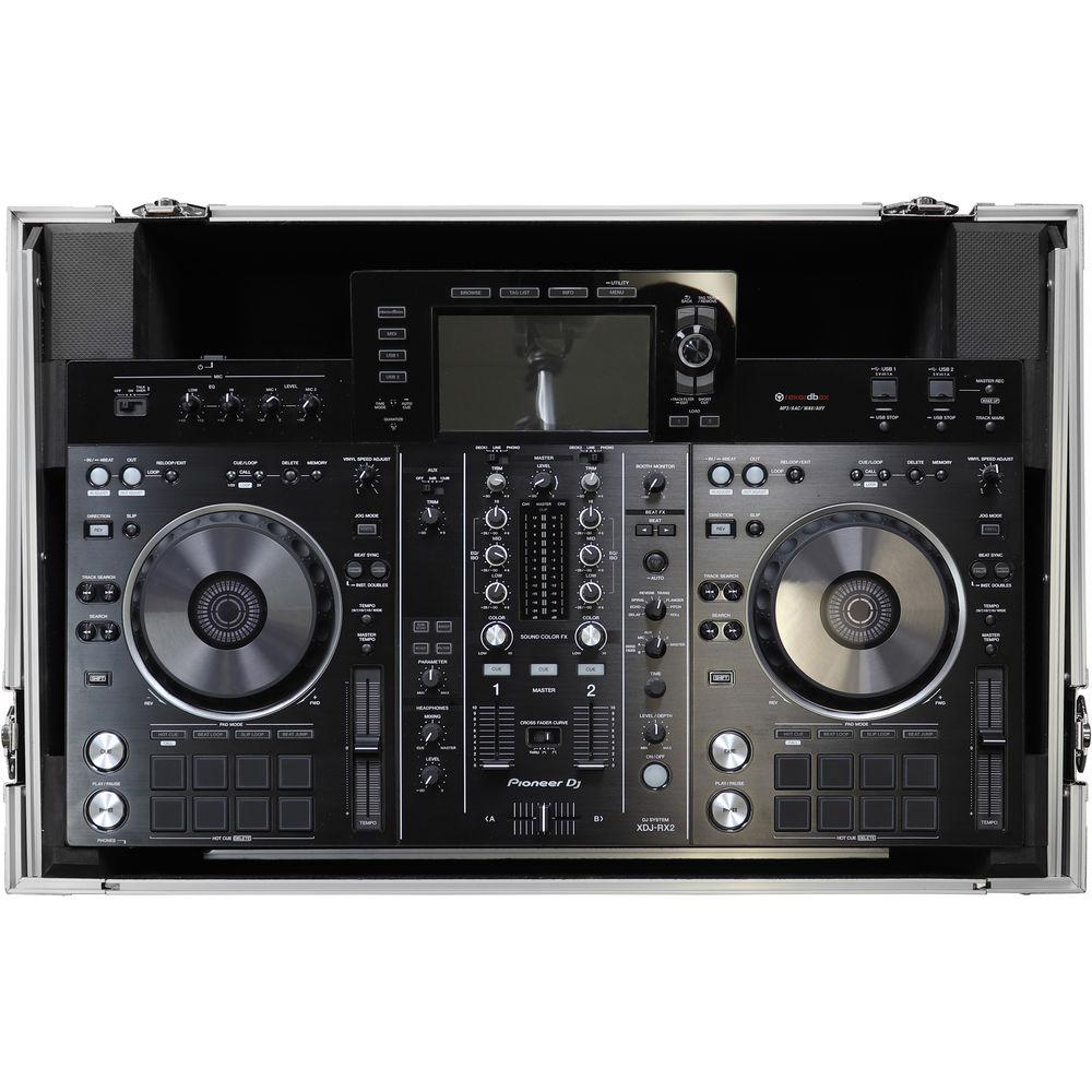 Odyssey Innovative Designs Flight Zone Glide Style Series Case for Pioneer XDJ-RX XDJ-RX2 DJ Controller