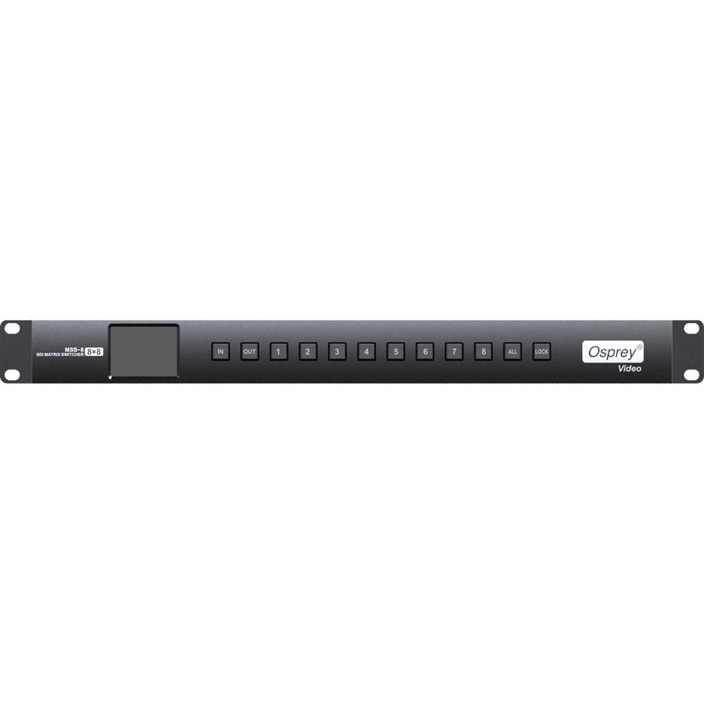 Osprey MSS-8 Matrix Switcher 3G SDI 8x8 Rackmount