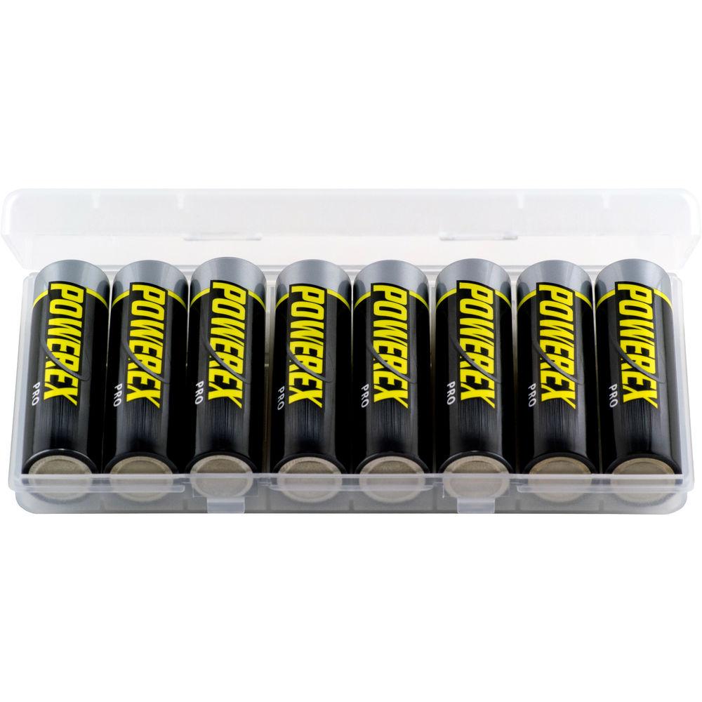 Powerex Pro Rechargeable AA NiMH Batteries, Powerex, Pro, Rechargeable, AA, NiMH, Batteries
