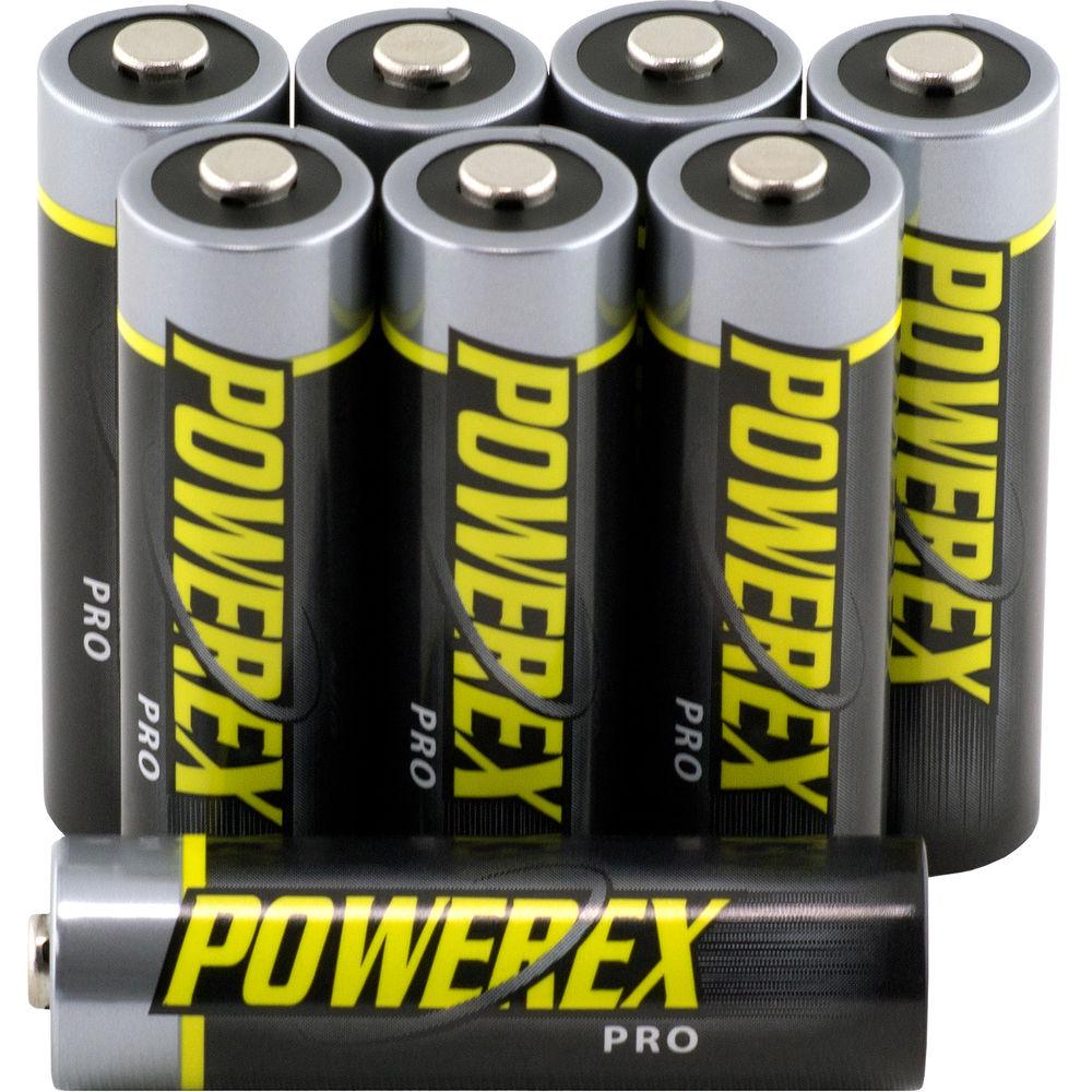 Powerex Pro Rechargeable AA NiMH Batteries