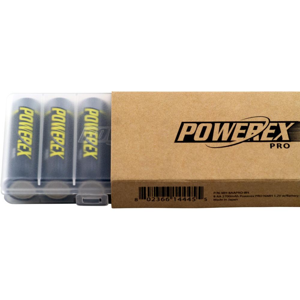 Powerex Pro Rechargeable AA NiMH Batteries