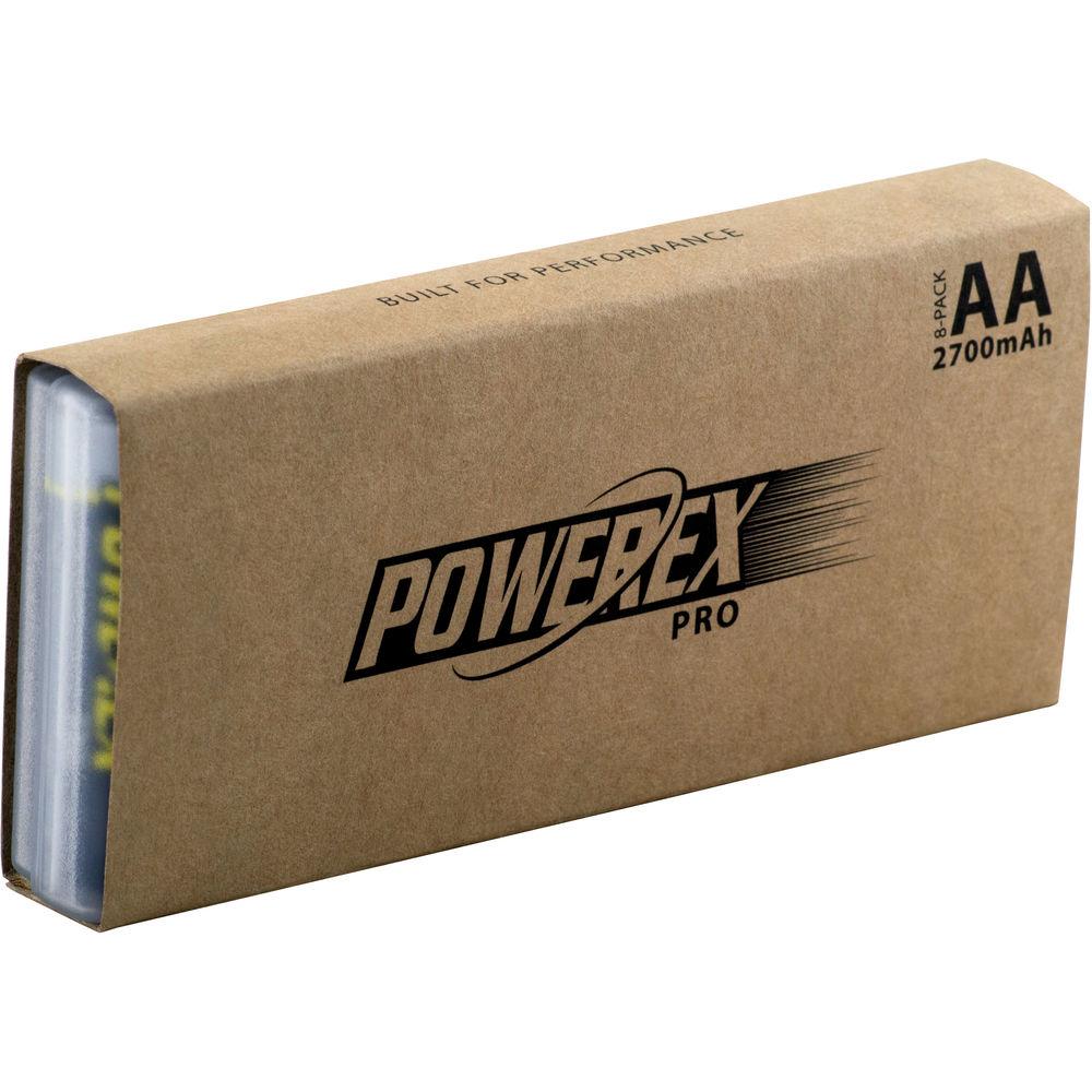 Powerex Pro Rechargeable AA NiMH Batteries