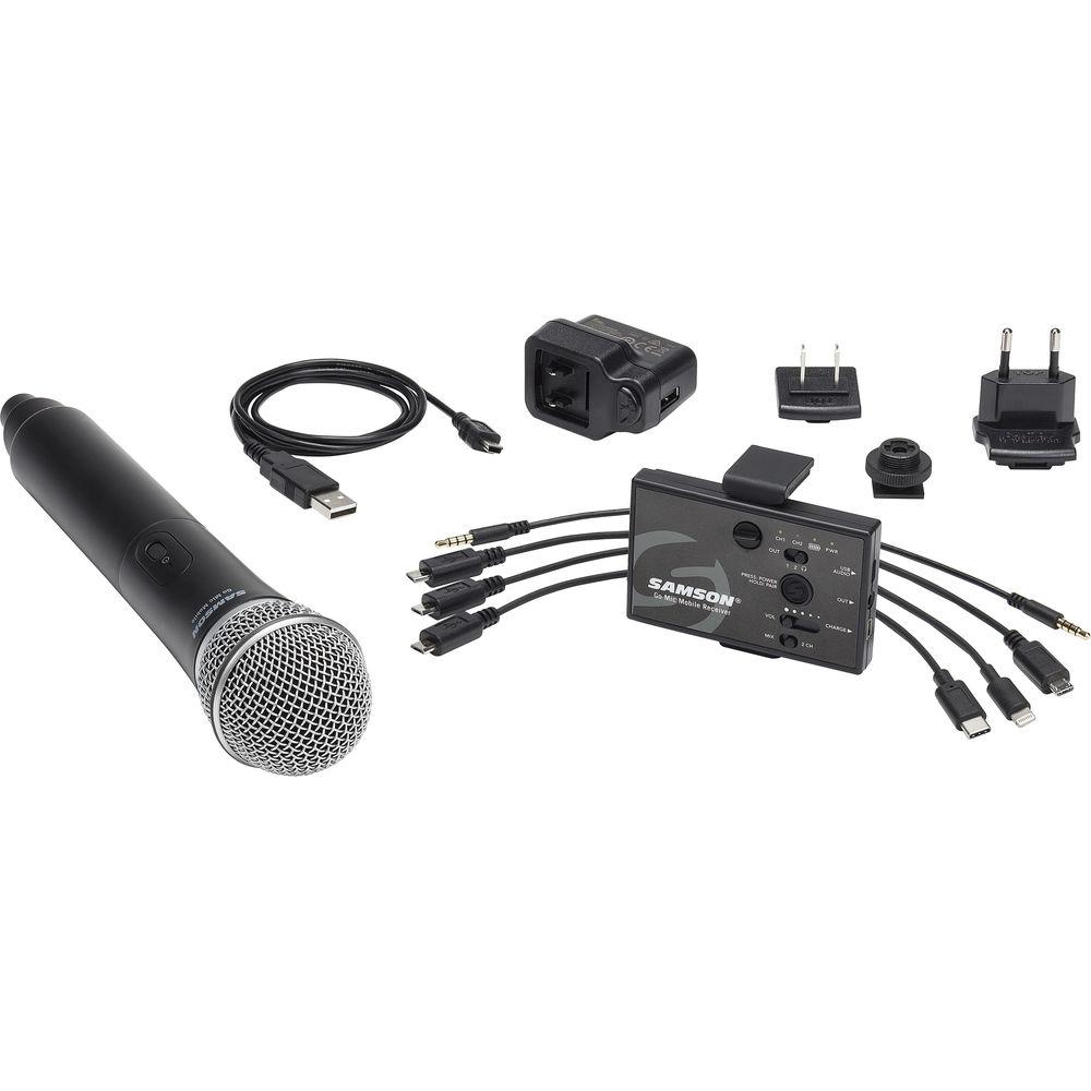Samson Go Mic Mobile Digital Wireless System with Q8 Dynamic Handheld Mic Transmitter