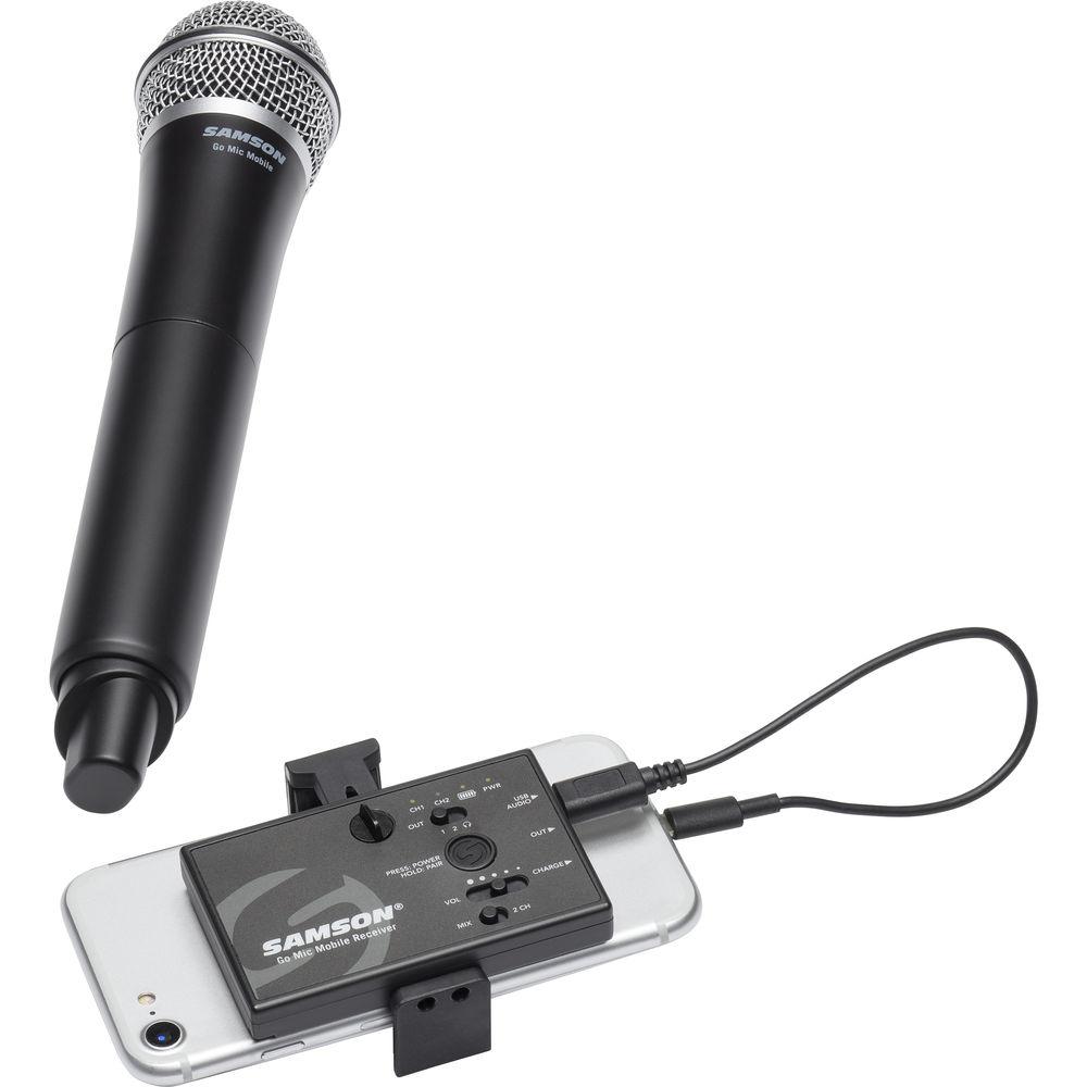 Samson Go Mic Mobile Digital Wireless System with Q8 Dynamic Handheld Mic Transmitter