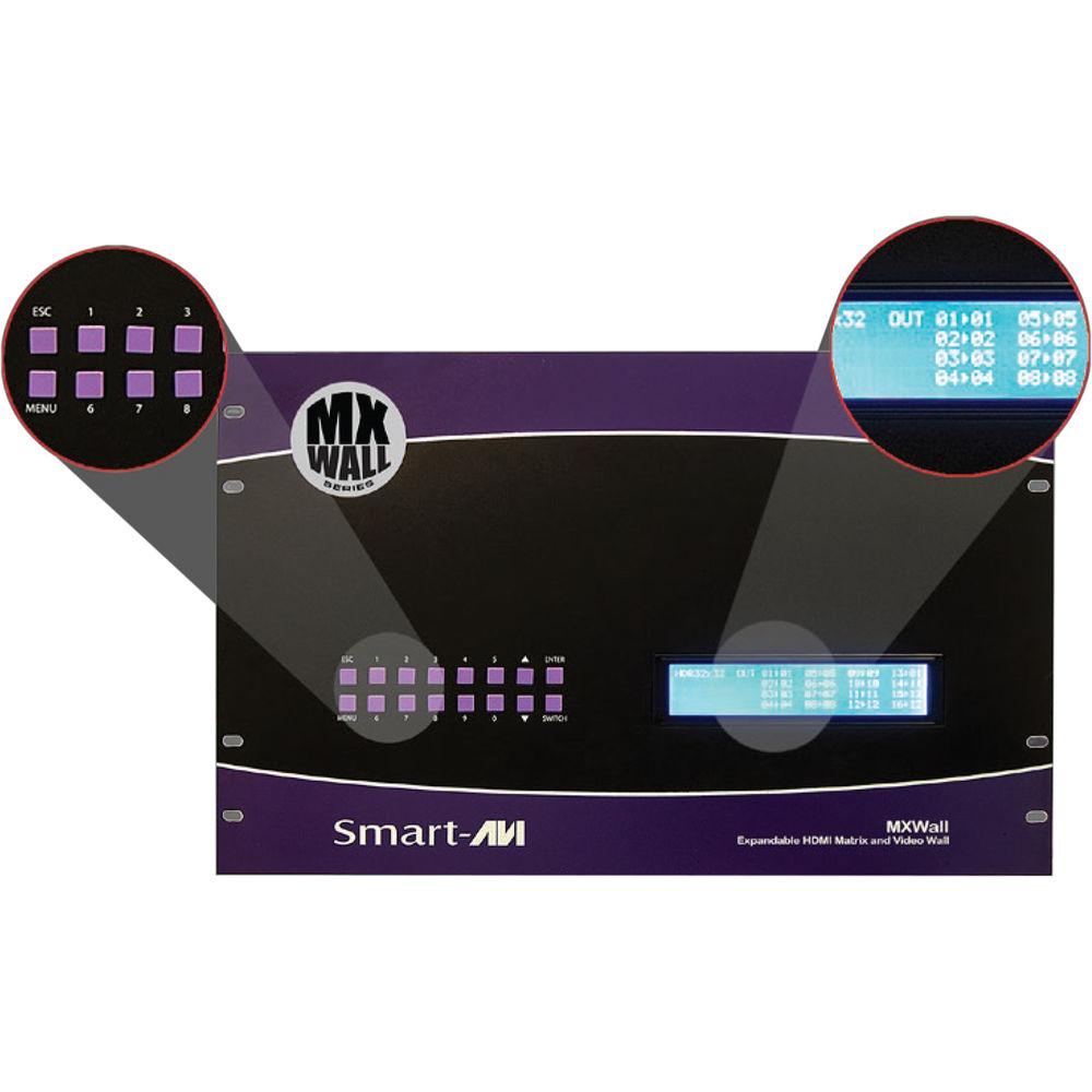 Smart-AVI 4 x 4 HDMI Matrix with Integrated Video Wall
