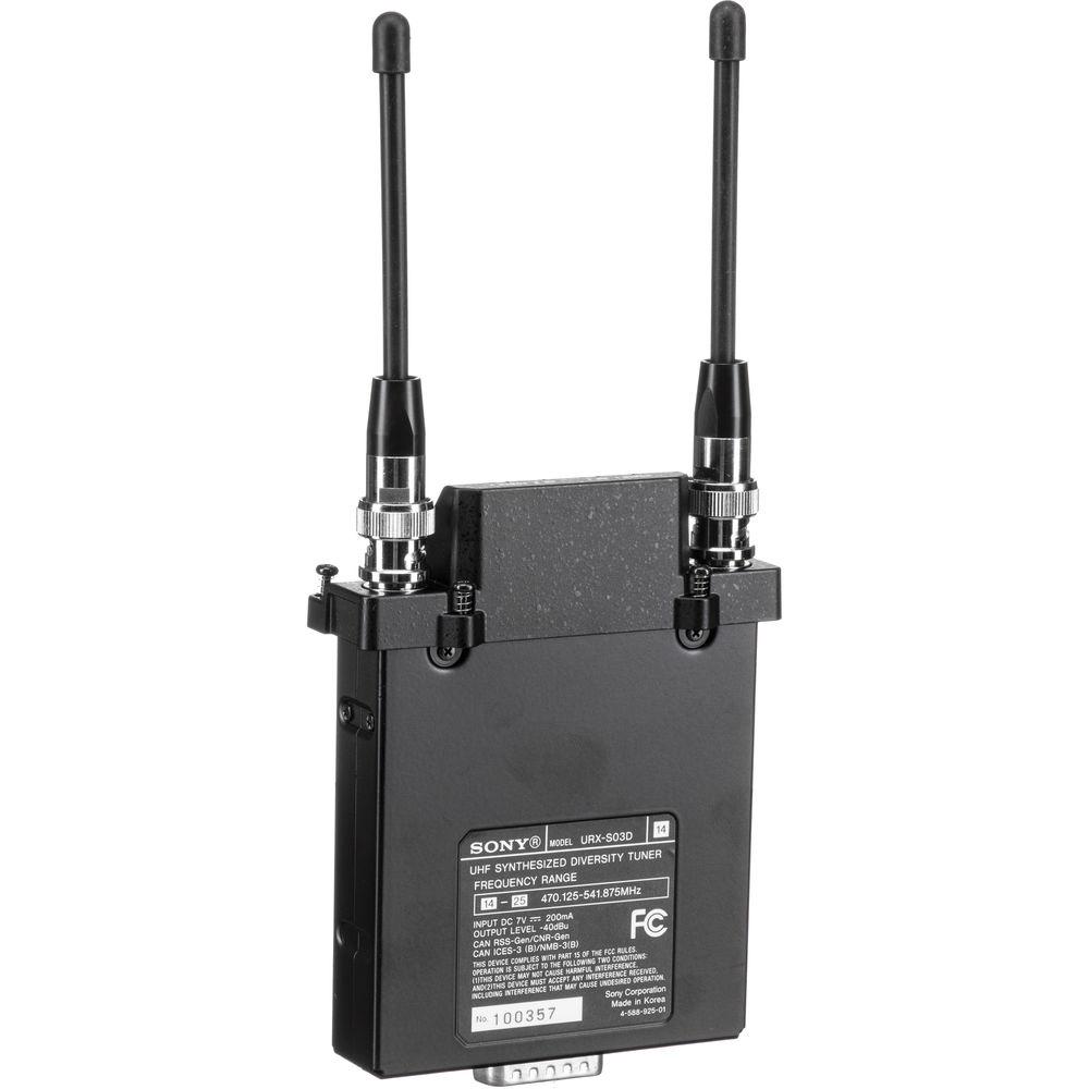 Sony URXS03D 25 UWP-D Portable Two-Channel Wireless Receiver