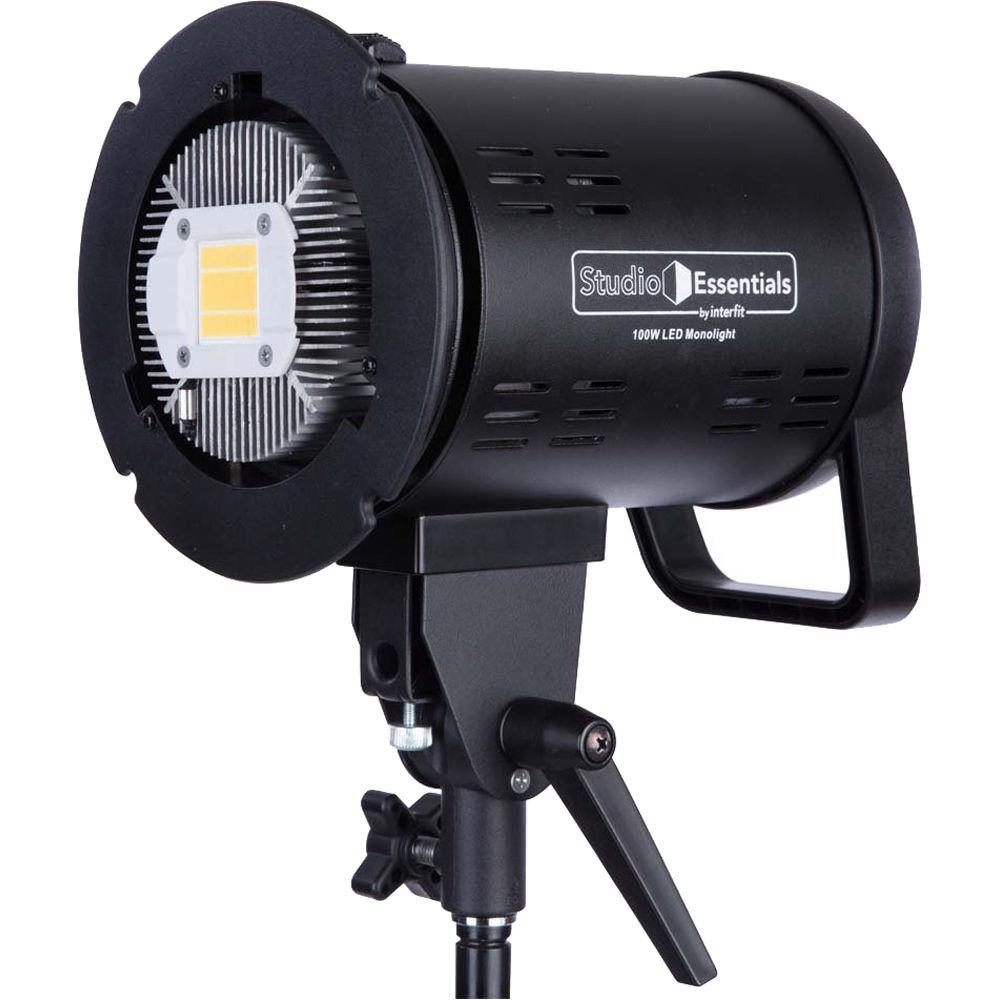 Studio Essentials 100W LED Monolight 2-Light Kit with Stands and Softboxes