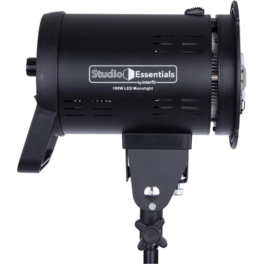 Studio Essentials 100W LED Monolight 2-Light Kit with Stands and Softboxes