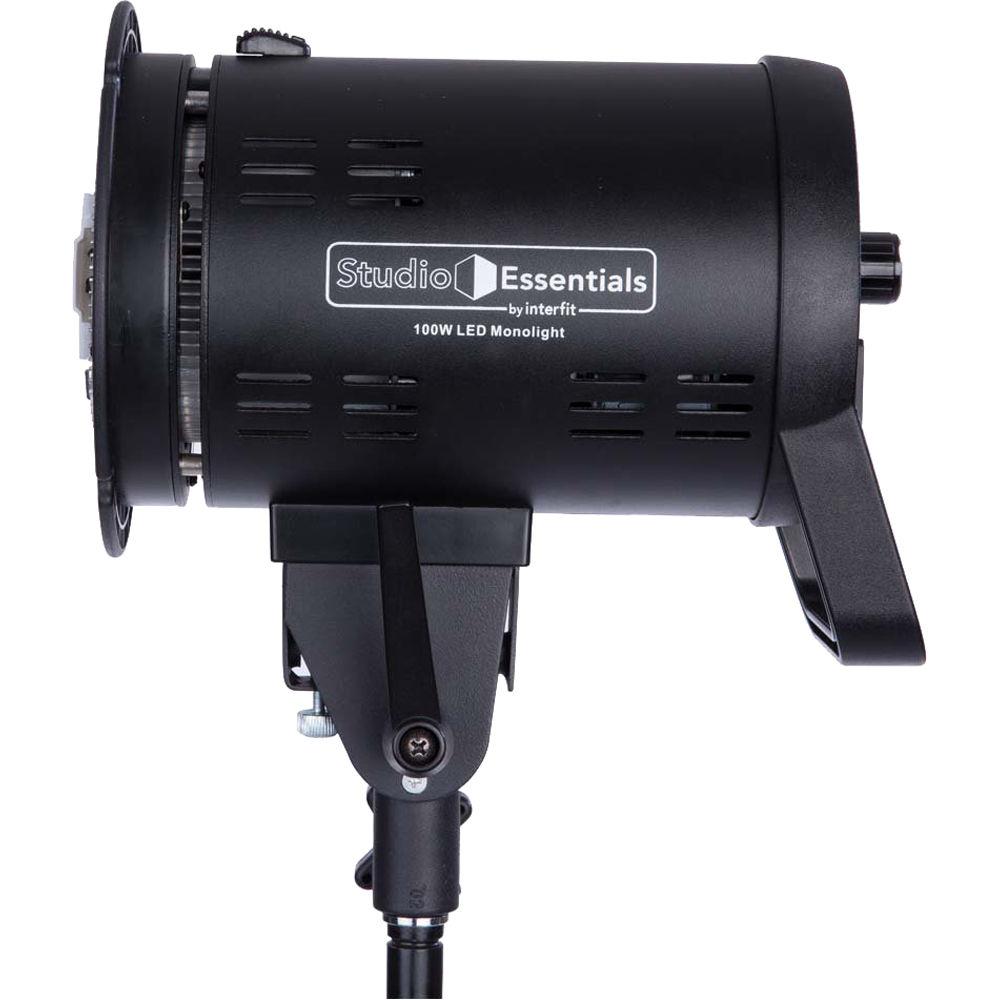 Studio Essentials 100W LED Monolight 2-Light Kit with Stands and Softboxes