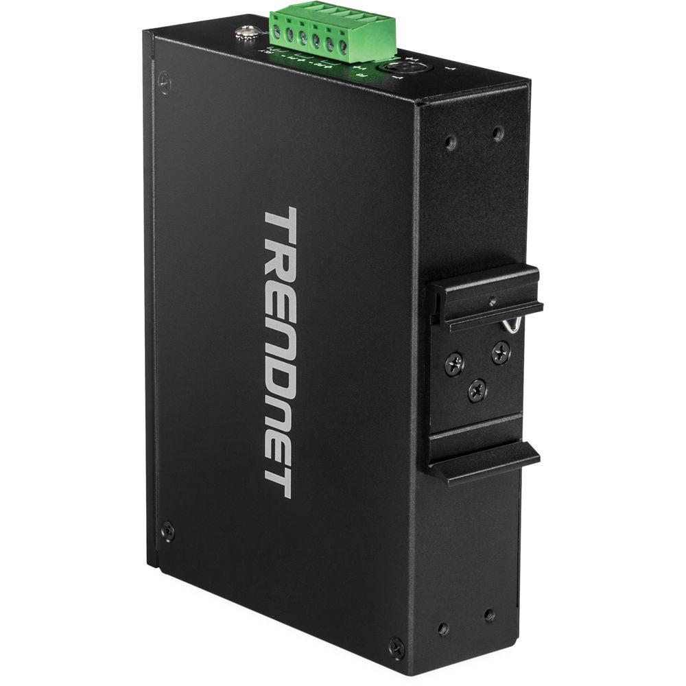 TRENDnet TI-PG62 6-Port Hardened Industrial Gigabit PoE DIN-Rail Switch