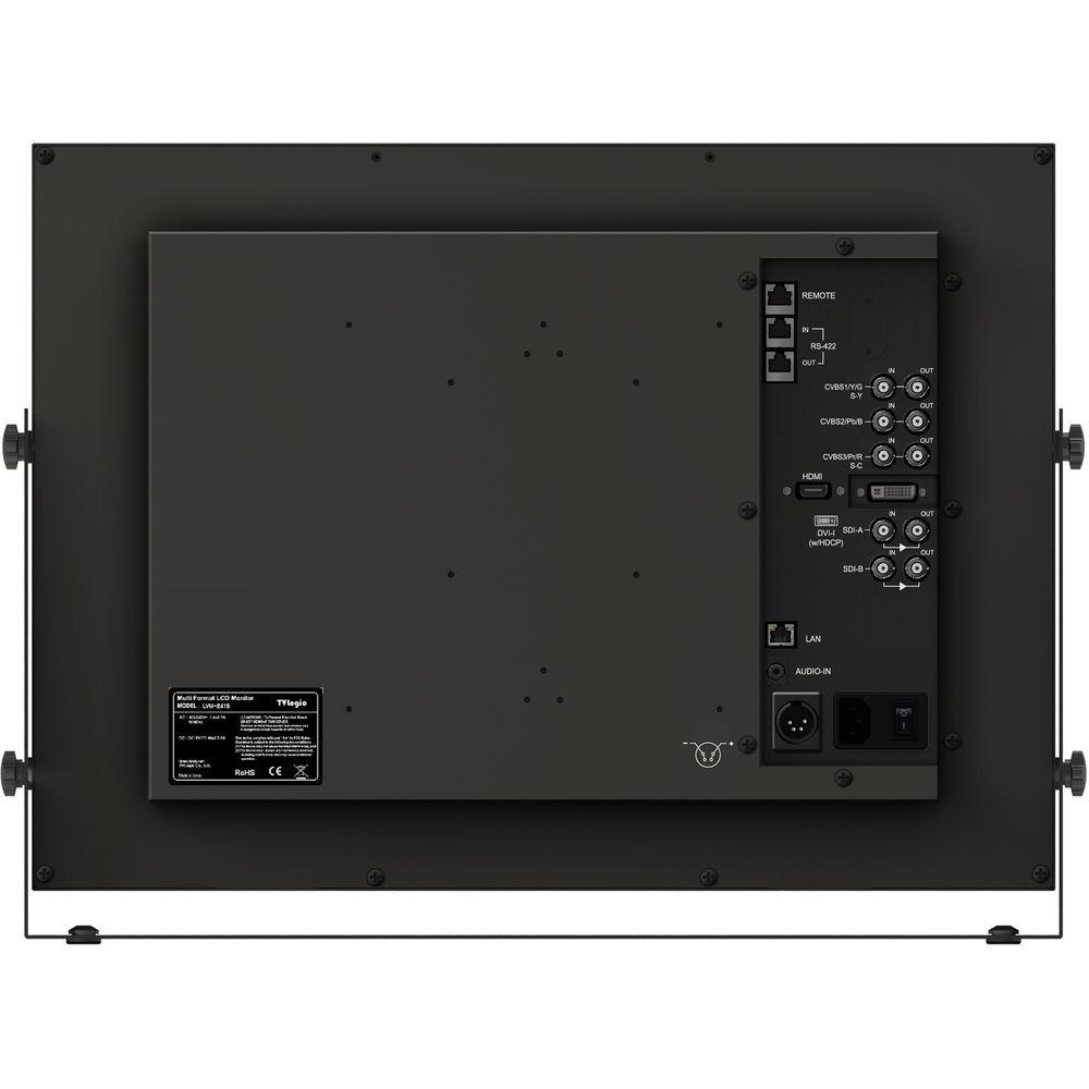 TVLogic 24" 1920x1200QC-Grade Super-IPS LCD Monitor,2x3G HD SD-SDI Inps & Out, DVI-I & HDMI In