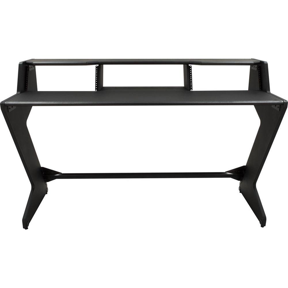 Ultimate Support Nucleus-Z Explorer Studio Desk with Shelf and 2 x 4-Space Rack Modules