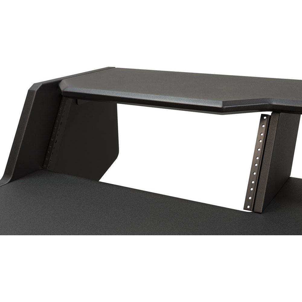 Ultimate Support Nucleus-Z Explorer Studio Desk with Shelf and 2 x 4-Space Rack Modules