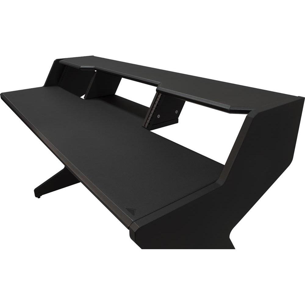 Ultimate Support Nucleus-Z Explorer Studio Desk with Shelf and 2 x 4-Space Rack Modules