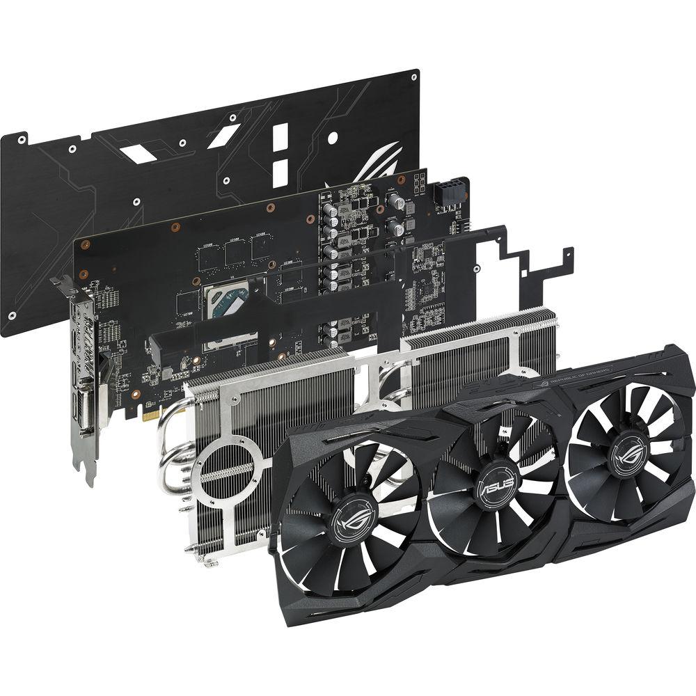 ASUS Republic of Gamers Strix OC Radeon RX 580 Graphics Card