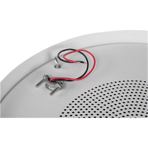 Atlas Sound 8" Dual Cone Sound Masking Loudspeaker with 4W 70V Transformer and Round Enclosure