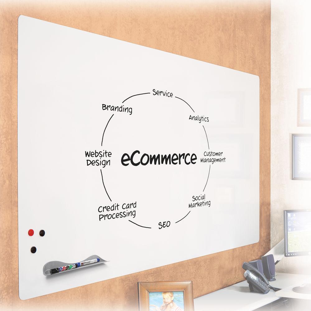 Best Rite Elemental Frameless Magnetic Whiteboard