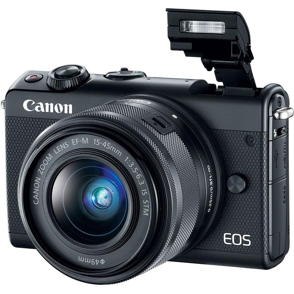 Canon EOS M100 Mirrorless Digital Camera with 15-45mm Lens