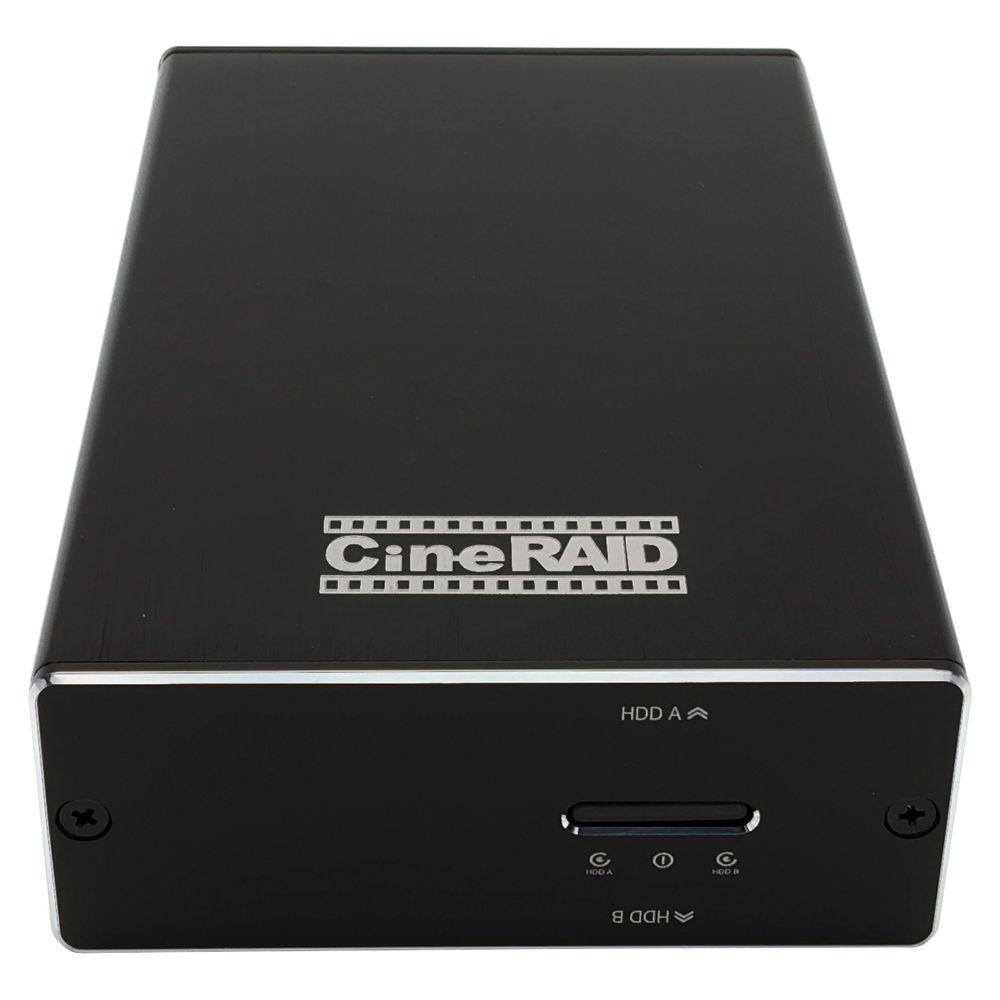 CineRAID CR-H218 480GB 2-Bay USB 3.1 Gen 2 Type-C Raid Array, CineRAID, CR-H218, 480GB, 2-Bay, USB, 3.1, Gen, 2, Type-C, Raid, Array
