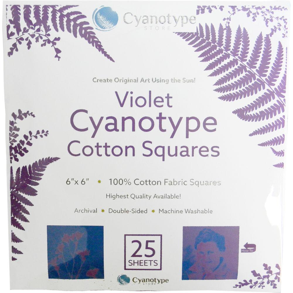 Cyanotype Store Cyanotype Cotton Squares - 6 x 6"