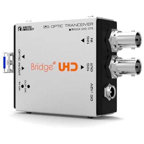 DIGITAL FORECAST Bridge UHD OTR Bidirectional 12G Optic Transceiver