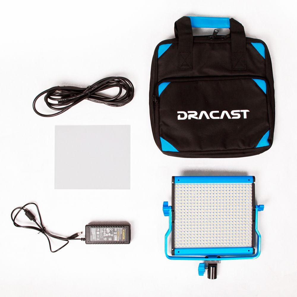 Dracast Silver Series LED500 Daylight 2-Light Kit with Soft Case