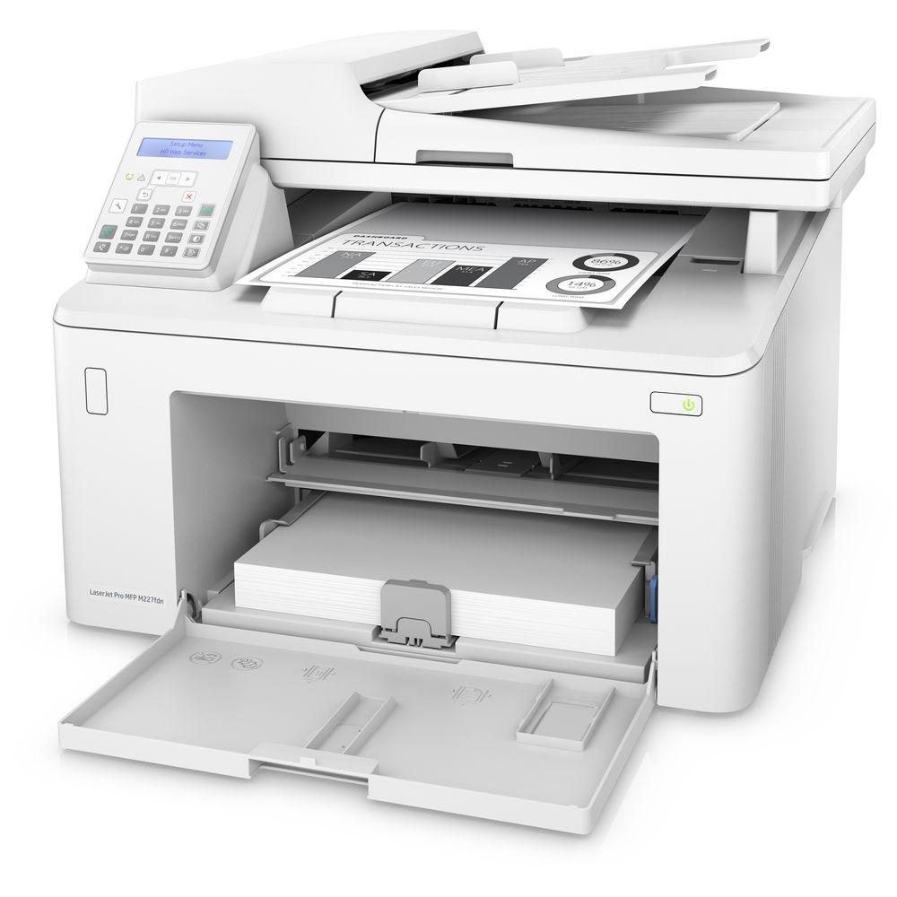 HP LaserJet Pro M227fdn All-in-One Monochrome Laser Printer