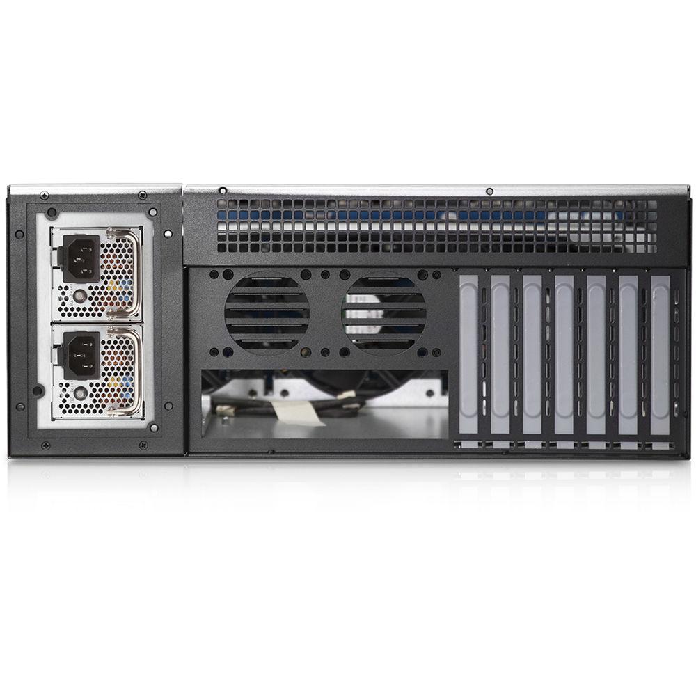 iStarUSA 3.5" 16-Bay Trayless Storage Server Rackmount Chassis with 500W Redundant Power Supply