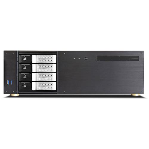 iStarUSA D-340HN-DT 3 RU Compact 4 x 3.5" Bay Trayless Hotswap microATX Desktop Chassis