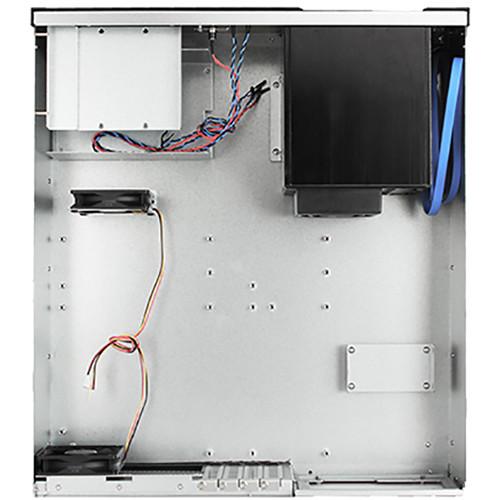 iStarUSA D-340HN-DT 3 RU Compact 4 x 3.5" Bay Trayless Hotswap microATX Desktop Chassis
