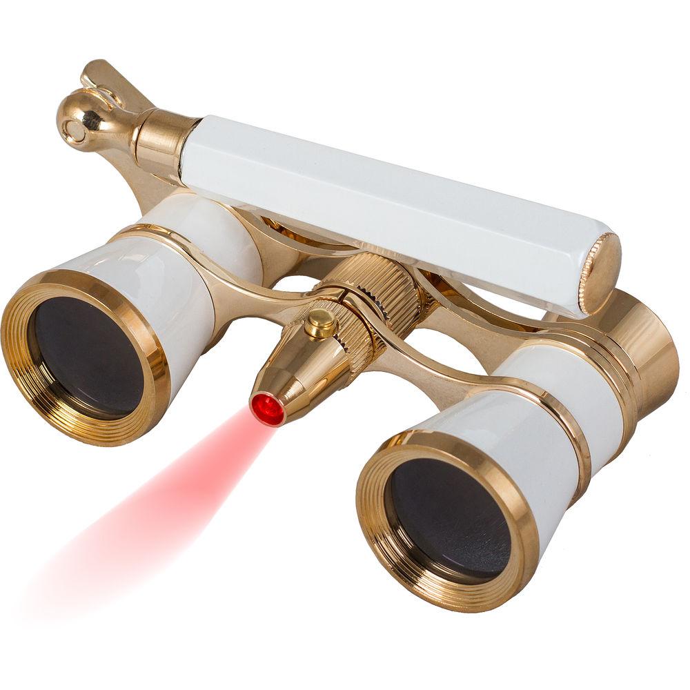 Levenhuk Broadway 325N Opera Glasses with Lorgnette