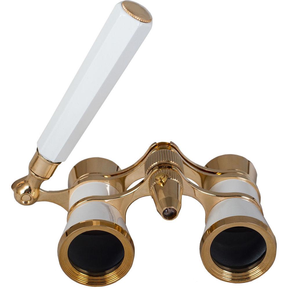 Levenhuk Broadway 325N Opera Glasses with Lorgnette
