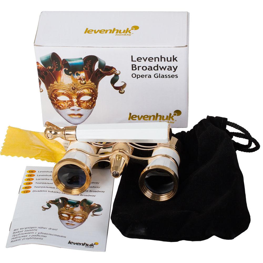 Levenhuk Broadway 325N Opera Glasses with Lorgnette