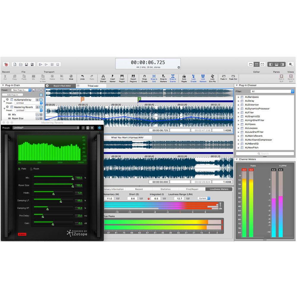 MAGIX Entertainment SOUND FORGE PRO Mac 3 - Audio Waveform Editor