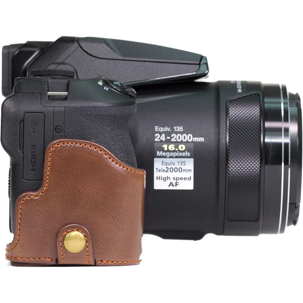 MegaGear Ever Ready Camera Case with Bottom Opening for Nikon P900 P900s