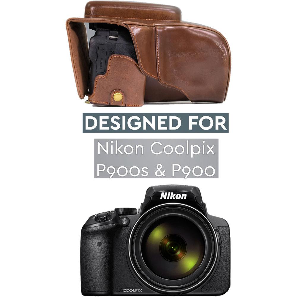 MegaGear Ever Ready Camera Case with Bottom Opening for Nikon P900 P900s