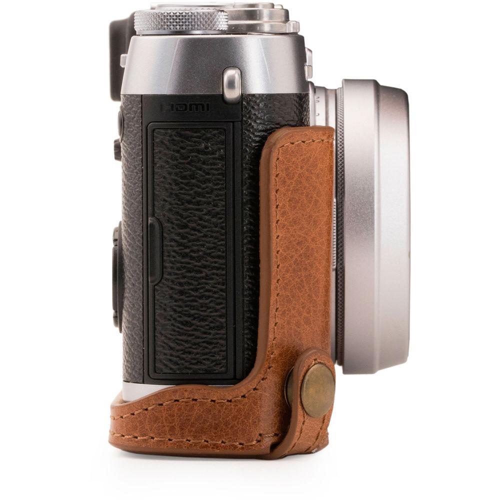 MegaGear Ever Ready Leather Half Case and Strap for Fujifilm X100F