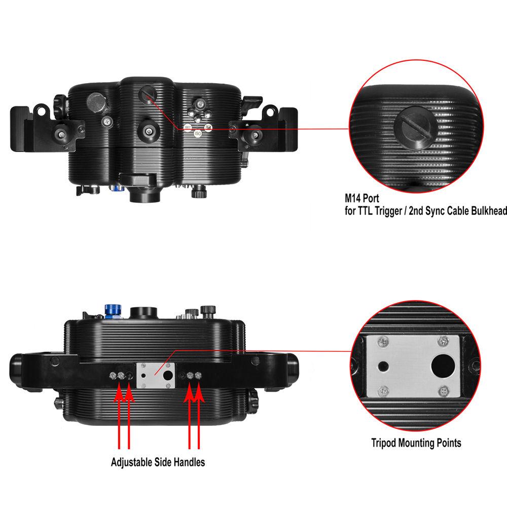 Nimar PRO Underwater Camera Housing for Canon EOS 6D
