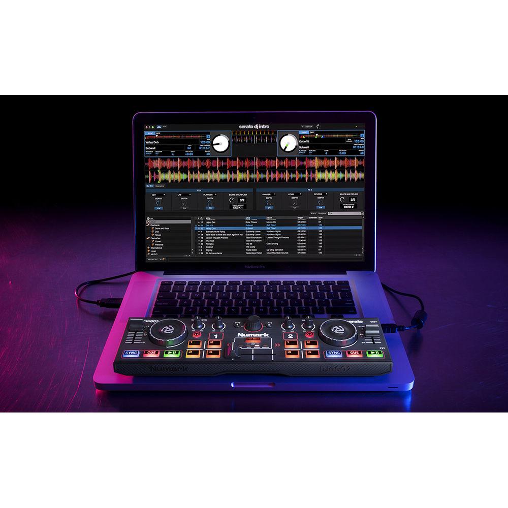 Numark DJ2GO2 Pocket DJ Controller with Audio Interface, Numark, DJ2GO2, Pocket, DJ, Controller, with, Audio, Interface