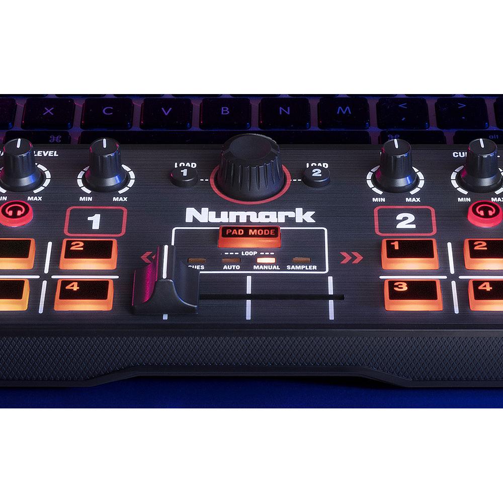 Numark DJ2GO2 Pocket DJ Controller with Audio Interface, Numark, DJ2GO2, Pocket, DJ, Controller, with, Audio, Interface