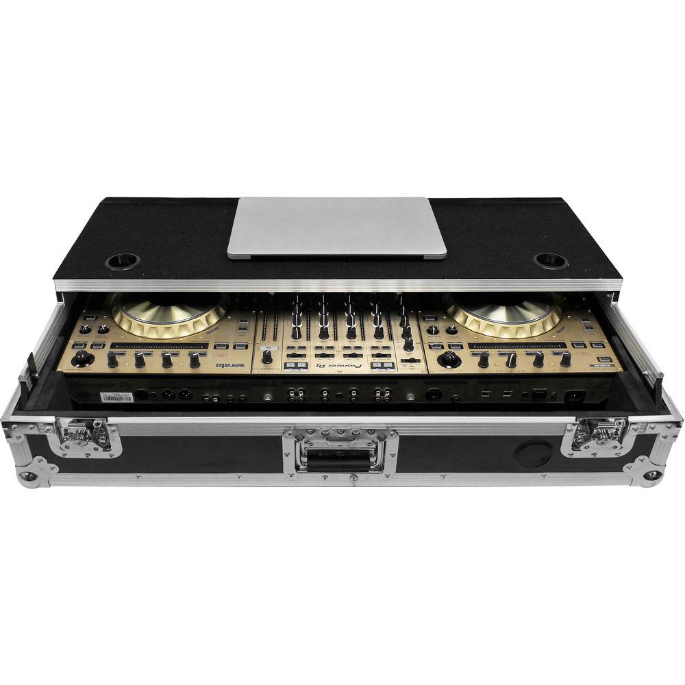 Odyssey Innovative Designs Flight Case for Pioneer DDJ-RZ SZ SZ2 DJ Controller with Wheels