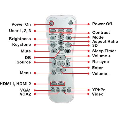 Optoma Technology UHD60 3000-Lumen HDR XPR UHD DLP Projector
