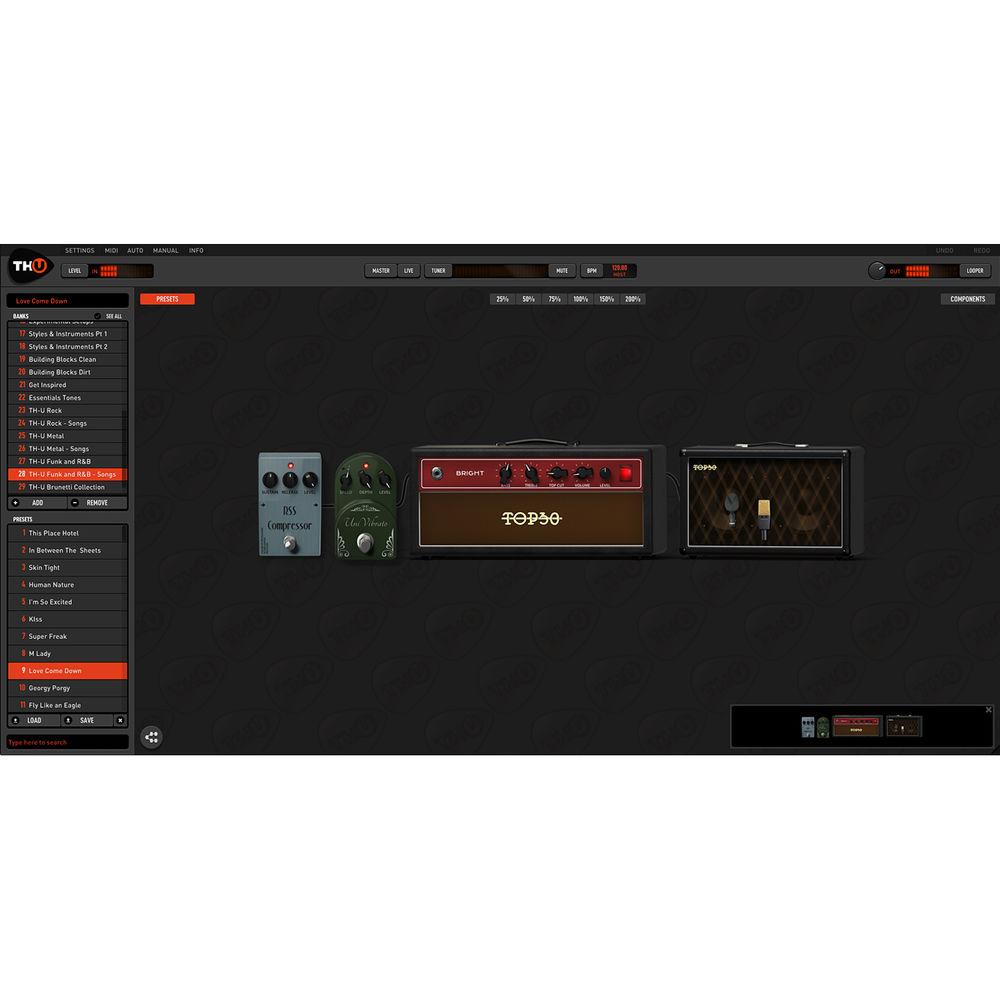 Overloud TH-U Funk & R&B Collection - Amplifier and Speaker Emulation Plug-In