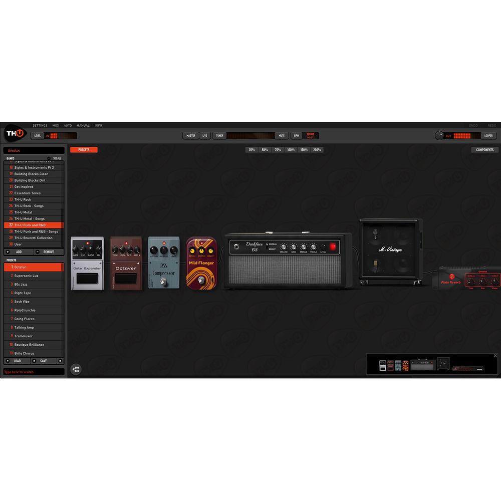 Overloud TH-U Funk & R&B Collection - Amplifier and Speaker Emulation Plug-In