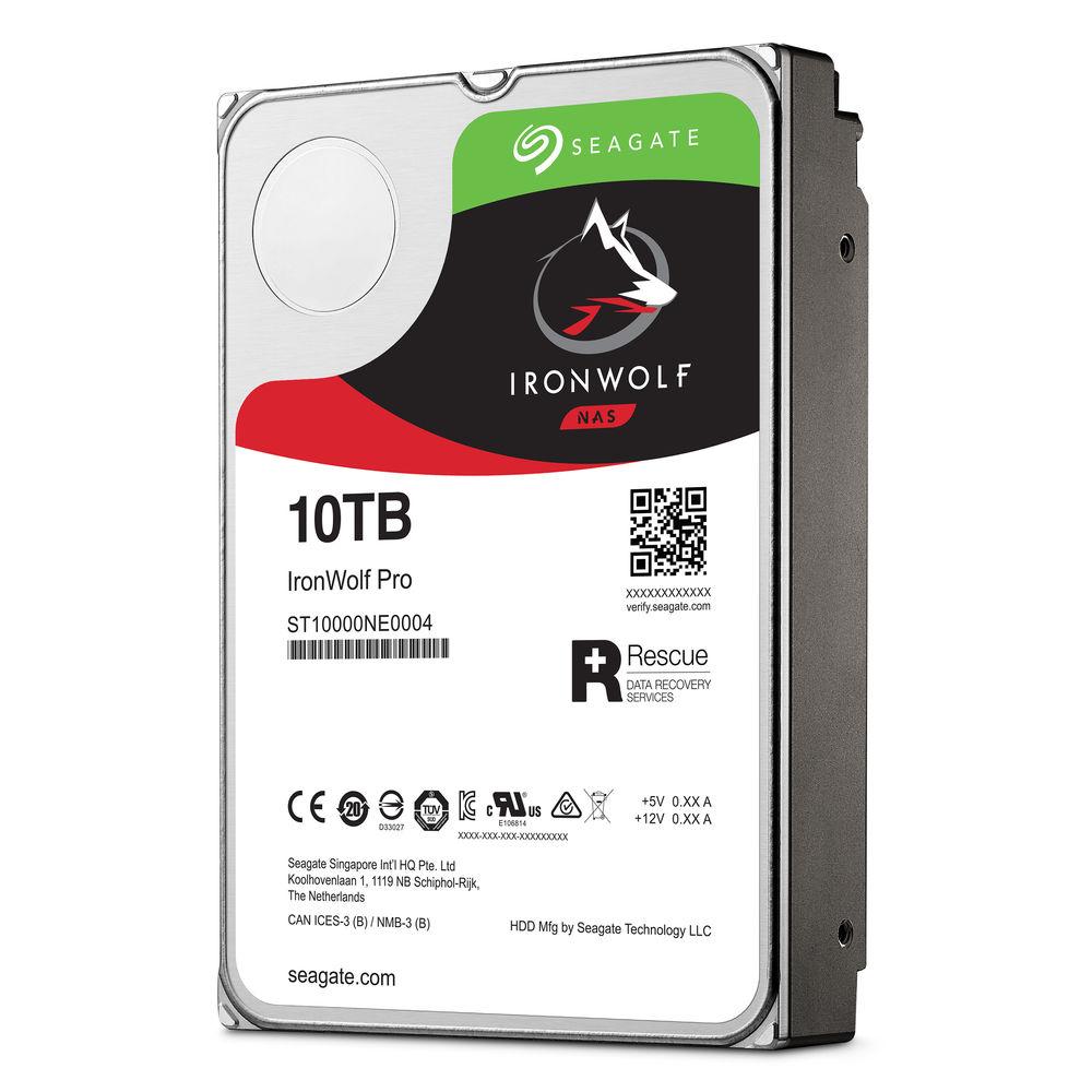 Seagate 10TB IronWolf Pro 7200 rpm SATA III 3.5" Internal NAS HDD