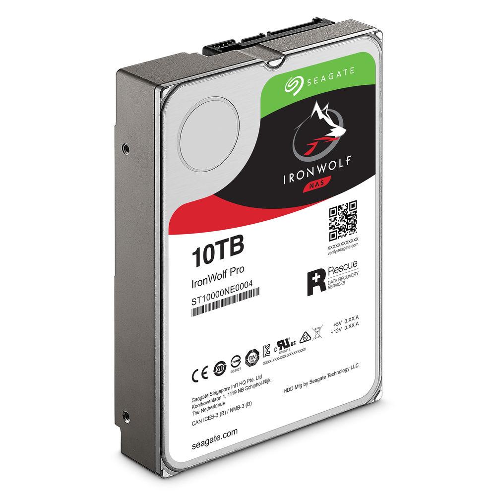 Seagate 10TB IronWolf Pro 7200 rpm SATA III 3.5" Internal NAS HDD