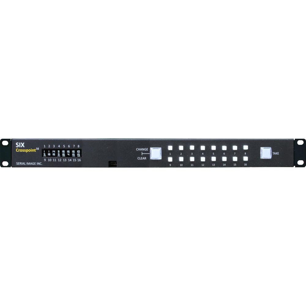 SERIAL IMAGE 16 x 16 Mainframe Router with Direct Routing Control Crosspoint for SIX Platform