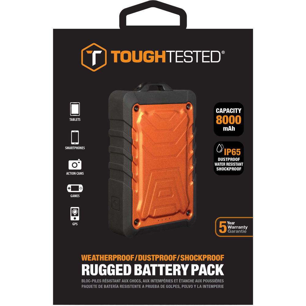 ToughTested 8000mAh Rugged Weatherproof Battery Pack
