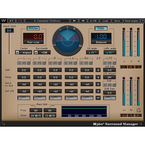 Waves 360 Degrees Surround Tools Plug-In Bundle